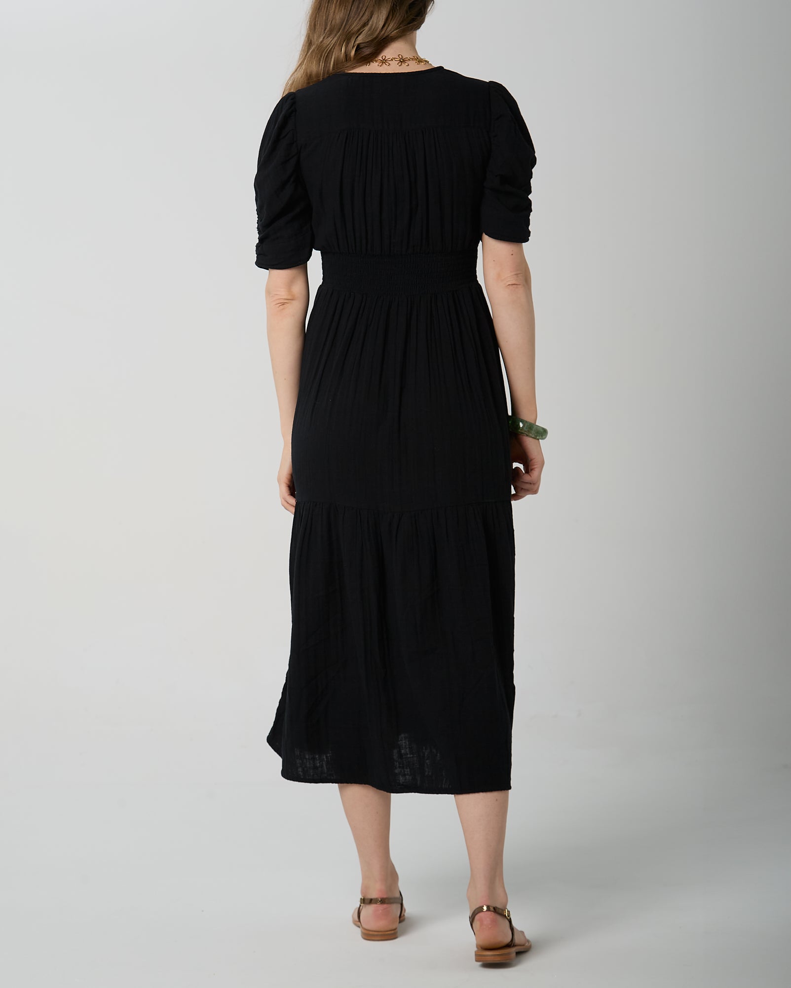Abito ANGE cod. ODOUMA 100 cotton 99.90 nero koacouture 2