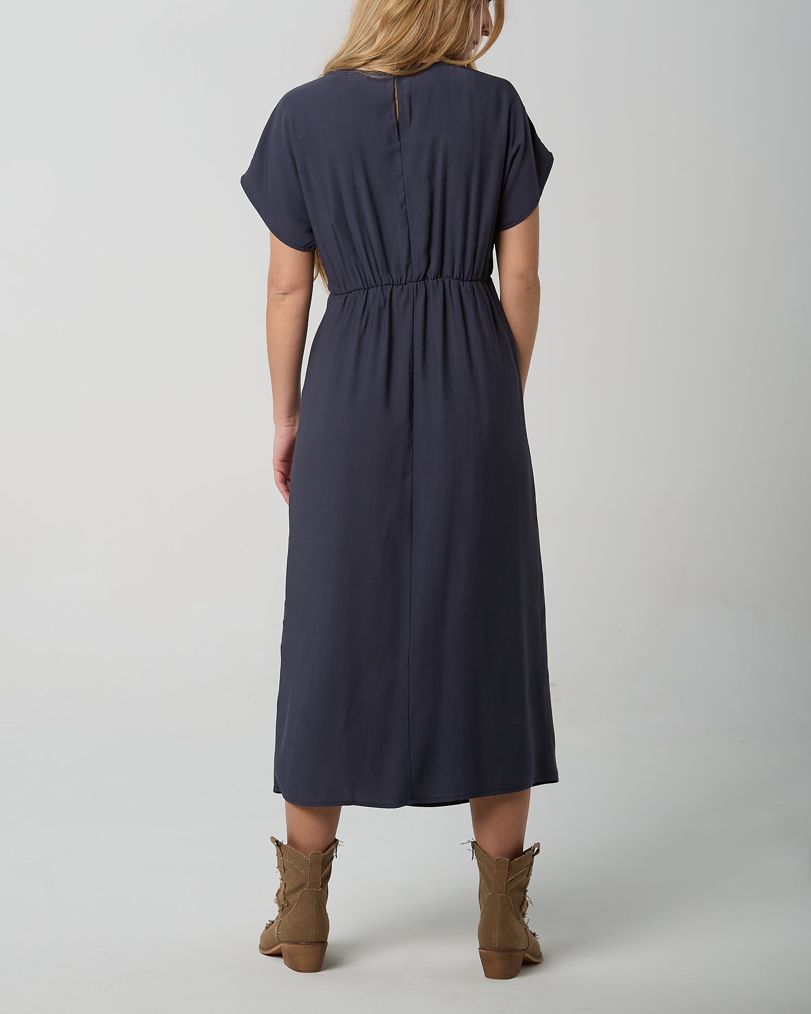 Abito ANGE cod.MOUNDY 90 rayonne 0 polyester  Blu koacoutere 2