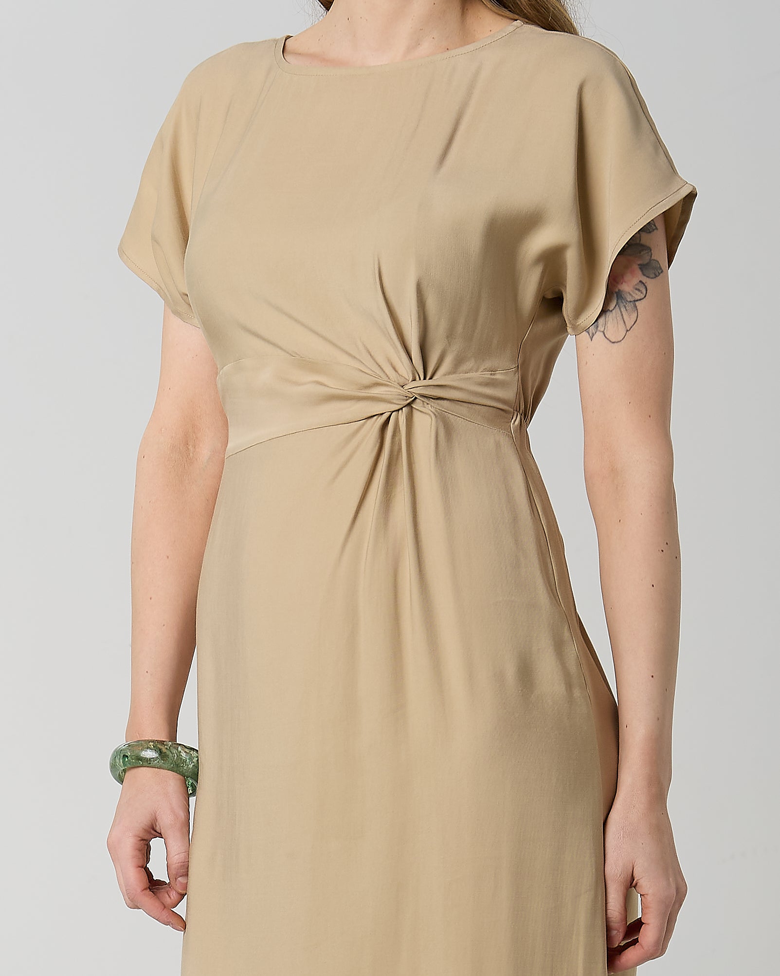 Abito ANGE cod.MOUNDY 90 rayonne 0 polyester  sabbia koacoutere 4 