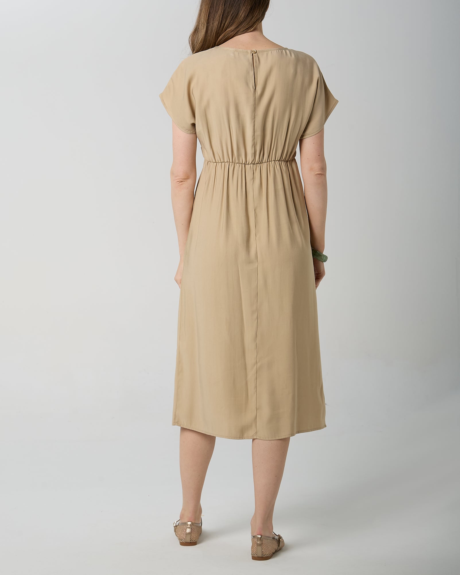 Abito ANGE cod.MOUNDY 90 rayonne 0 polyester  sabbia koacoutere 5