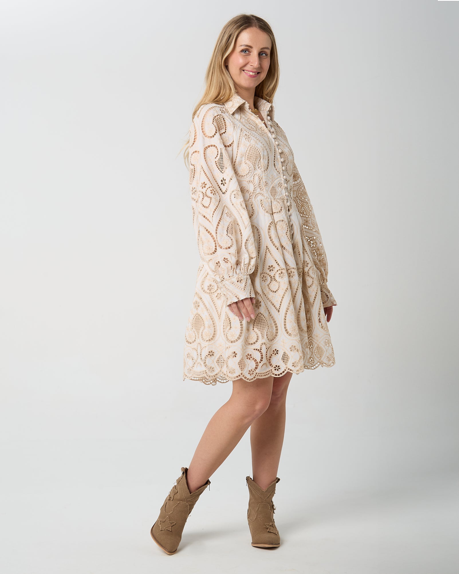 Abito CHOKLATE cod. CH003 100 cotone 149.90 ECRU BASE PANNA koacouture