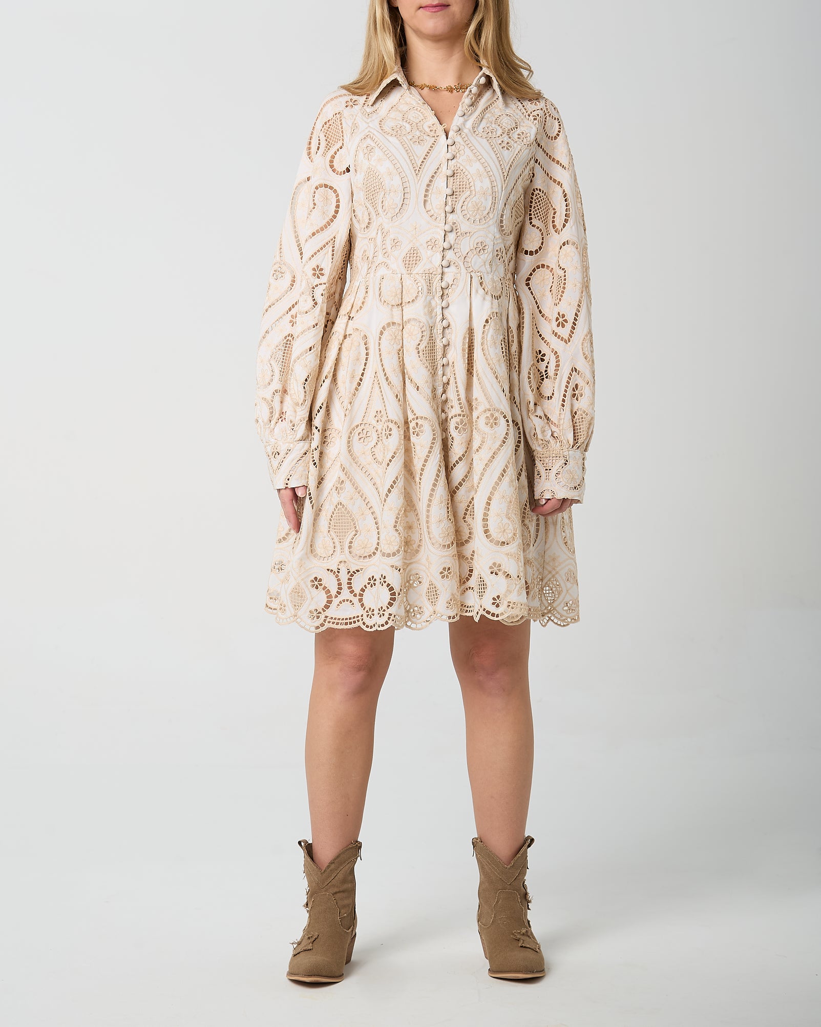 Abito CHOKLATE cod. CH003 100 cotone 149.90 ECRU BASE PANNA koacouture 4