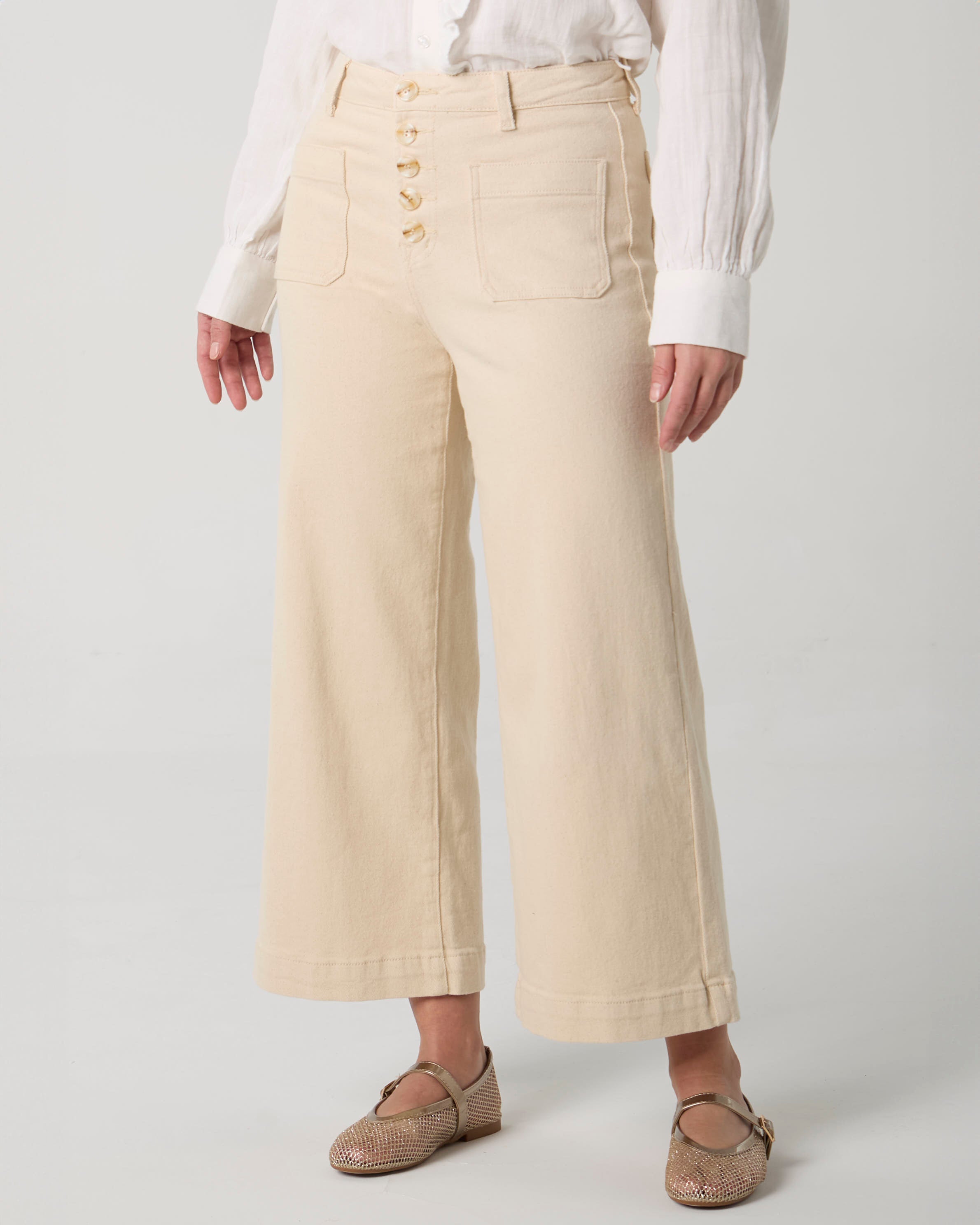 Jeans LPE cod ATLANTA 98 cotone2 elastane ecru modella koacouture